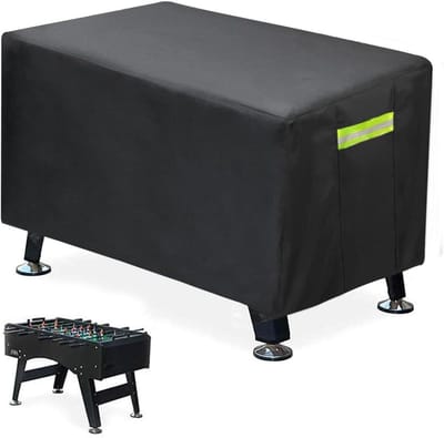 Tafelvoetbal Tafelhoes - Voetbaltafel Cover - Tafel Beschermen - UV-bestendig Waterdicht - 64x46x35 inch - Zwart