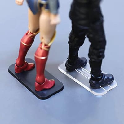 56 Stuks Actiefiguur Standaard met Peg - Compatibel met 1/12 Maat Figuren