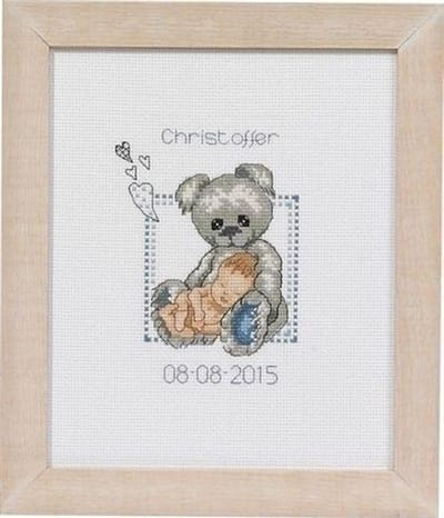 Permin geboortetegel Teddy Christoffer 92-5149