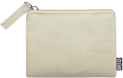 Portemonnee - Portefeuille - Dames - Met ritssluiting - Gemaakt van RPET materiaal - Duurzame keuze - Beige