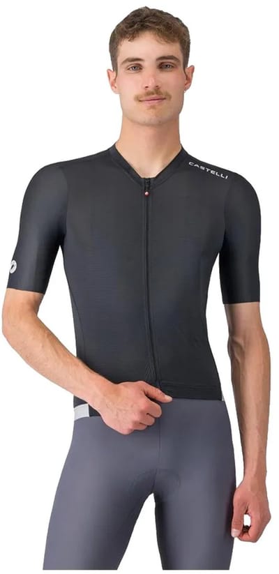 Castelli Espresso 2 Korte Mouw Wielertrui Zwart S Man