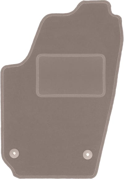 Beige bestuurdersmat voor: Volkswagen Polo IV 9N hatchback (2001-2009)