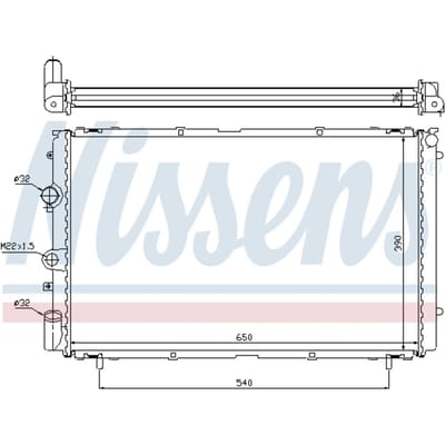 Radiator, motorkoeling NISSENS 63796
