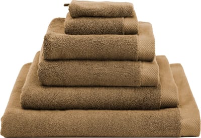 Heckett & Lane Premium Strandlaken 90 x 180 cm Cognac Brown