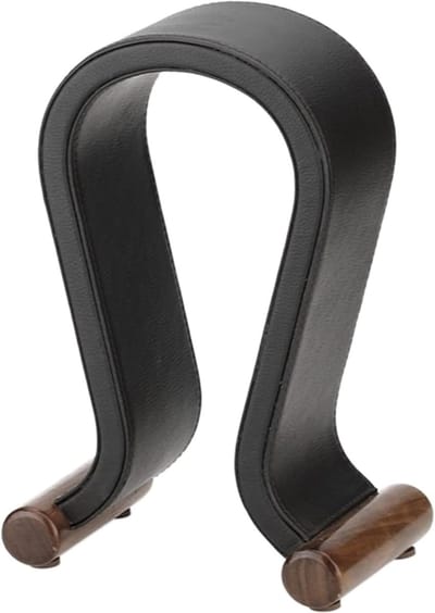 Koptelefoon Houder - Headset Standaard - Bureau Organisatie - Kunstleer Berken - 25.5 cm Hoog - Niet Gespecificeerd