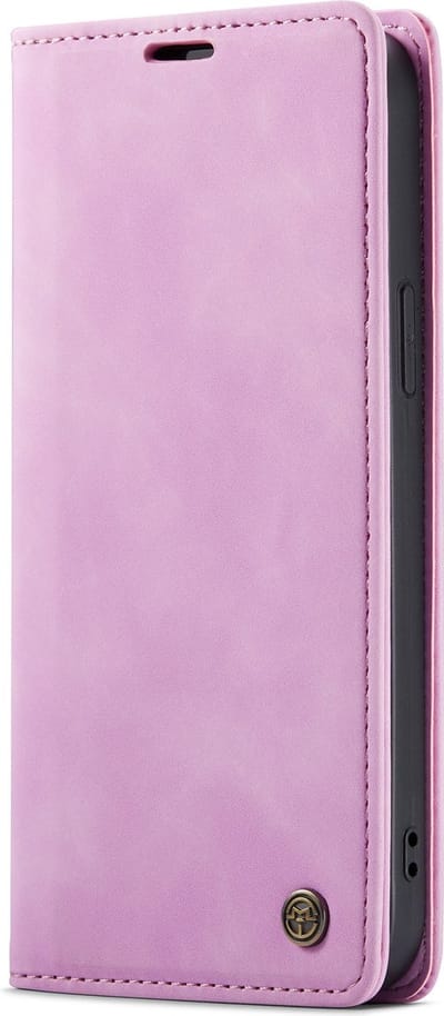Casemania Hoesje Geschikt voor Samsung Galaxy S23 Plus Pastel Lila - Dunne Portemonnee Book Case - Slim Wallet Case met Pasjeshouder