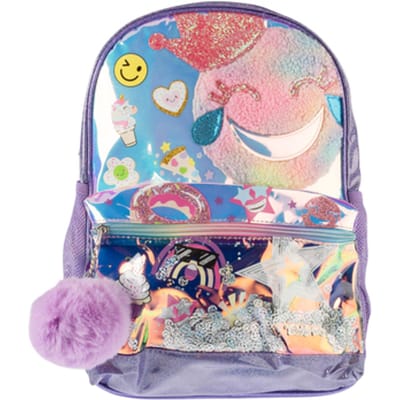 Skechers Unicorn Face Backpack, voor meisje, Veelkleurig, Rugzak, maat: One size