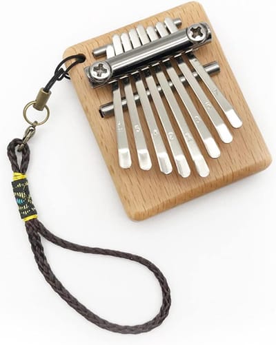 Kalimba Duimpiano 8-toets Marimba Mini Draagbare Houten Piano Verjaardag en Kerstcadeaus voor Kinderen Beginners en Muziekliefhebbers