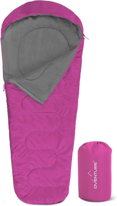 Mummyslaapzak 230x80 cm | Warm en comfortabel | Waterafstotend | Voor kamperen en reizen