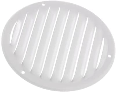 Ventilatierooster Ø 125mm met Insectenhor - Metalen Ventilatieroosters voor Toevoer en Afvoer