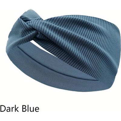 Mode Stof Twist Hoofdband Yoga Workout Hardlopen Sport Elastische Haarbanden voor Dames Tulband Haarwikkel voor Meisjes