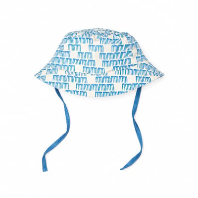 Ducksday - bucket hat - zonnehoed - UV-bescherming - baby - blauw - maat 62/68