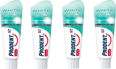 Prodent Tandpasta - White System Pure Mineral 4 x 75 ml