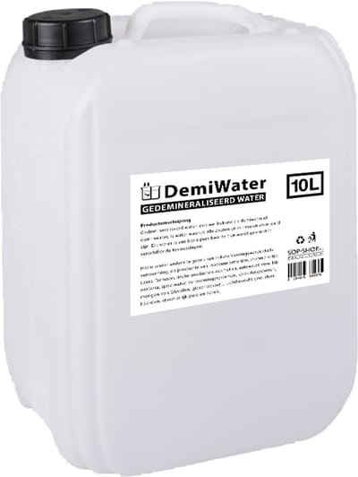 DemiWater 10L - Demi water - Osmosewater - Osmose - Strijkwater - gedemineraliseerd water