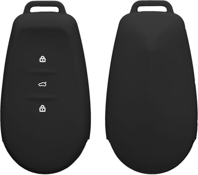 kwmobile autosleutel hoesje geschikt voor Nissan 3-Tasten 2025 N7 N7Pro N7max Autoschlüssel hoes - TPU autosleutel behuizing - Beschermende auto sleutel case - Sleuteletui in mat zwart