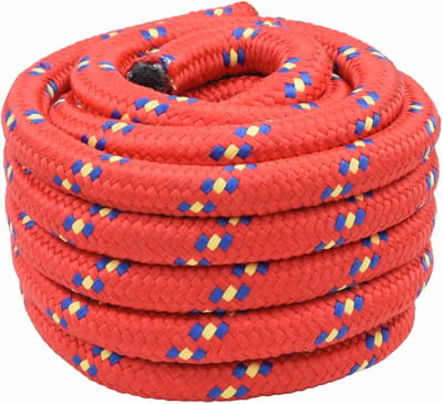 Boot Touw - Drijvend Lijn - Water Sport - UV Bestand - 5 Meter - Rood