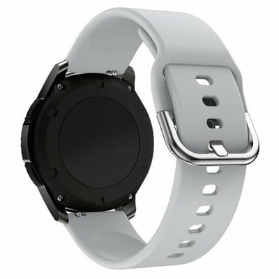 By Qubix - Siliconen sportbandje - Grijs - geschikt voor Huawei Watch GT 6 / GT 7 / GT 6 pro / GT 7 pro - 46mm