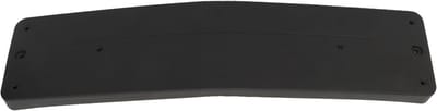 Kentekenplaathouder- Voor- en Achterkant- PP Materiaal- Zwart- Montageset Inbegrepen- Geschikt voor Benz C Klasse W204 AMG Sport- 2011-2013.