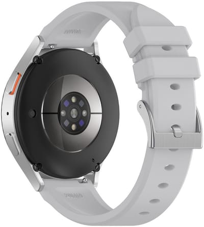 Siliconen bandje - geschikt voor Garmin Venu (2 Plus) / Venu SQ (2) / Vivomove (Style - Sport) / Vivoactive 3 / 5 / 6 / Forerunner 55 / 165 / 245 / 645 / 570 - 42mm - grijs