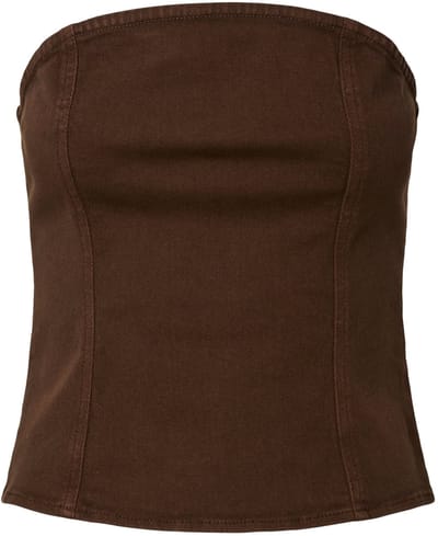 PIECES - PCSALUME DENIM CORSET TOP - Meisjes - Blouses