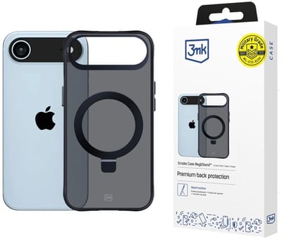 3Mk Smoke Case Mag&Stand Voor Apple Iphone 17 Beschermhoes Met Magsafe-Functie