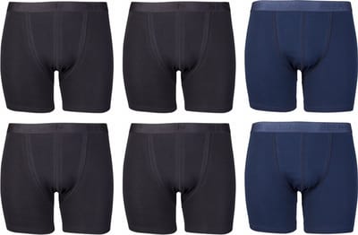 Beeren heren Dylan 6-pak boxershorts met gulp - Katoen - Aanbieding voordeelverpakking - Multipack - Donkerblauw / L