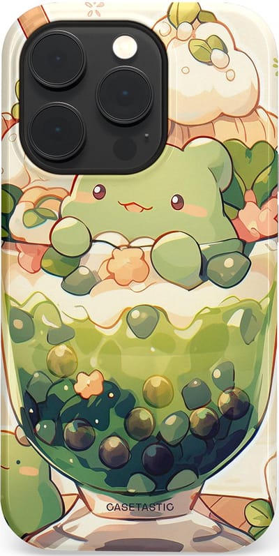 Casetastic Hoesje Geschikt voor Apple iPhone 14 Pro Magsafe - Stijlvolle Beschermende Duo-layer Case - Zoet Dessert Patroon