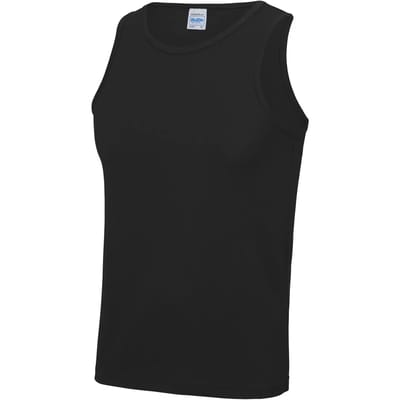 Heren tanktop 'Cool Vest' Black - XL