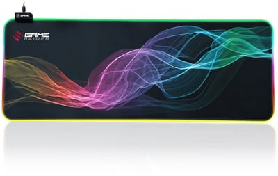 GameRaider GEN XXL - RGB antislip rubberen basis 90×40cm microvezel muismat