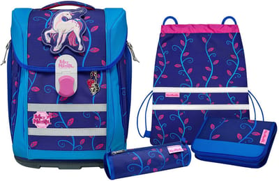 McNeill Schooltas McLight 2 Schoolbag Set 6-delig Lilly Paars
