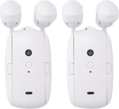 Gordijn Openers - Automatische Gordijnen - Slim Thuis - App en Sensor Bediening - 2 Stuks - Wit