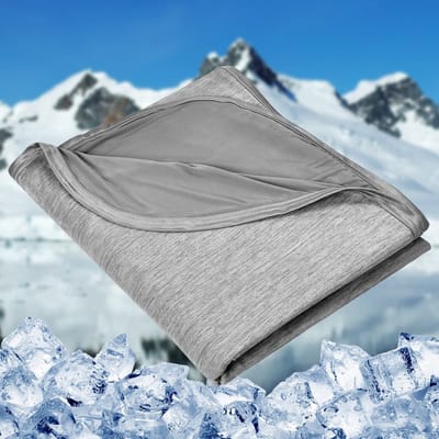 Koeldeken - Zomerdekbed - Koel dekbed - Ademend dekbed - Licht dekbed - 150 x 200 cm - Verkoelende Deken - Cooling Blanket - Zomerdekbed - Zomerdeken - Absorberend, Fris en Luchtig - Zelfkoelende Deken voor Mensen Tijdens Slapen, Bed, Bank