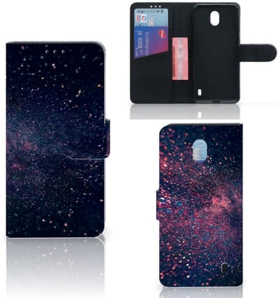 Nokia 1 Plus Book Case Stars
