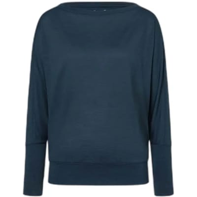 Super.natural Kula T-shirt Met Lange Mouwen Blauw M Vrouw