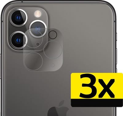 Camera Lens Protector - Geschikt voor Apple iPhone 11 Pro - 3 Stuks - Camera Screenprotector - Beschermglas - Gehard Glas - Tempered Glass - Screen Protector