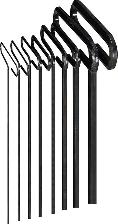 9-Inch Standaard Hex T-Sleutel Set met 8 Delen en Opbergtas