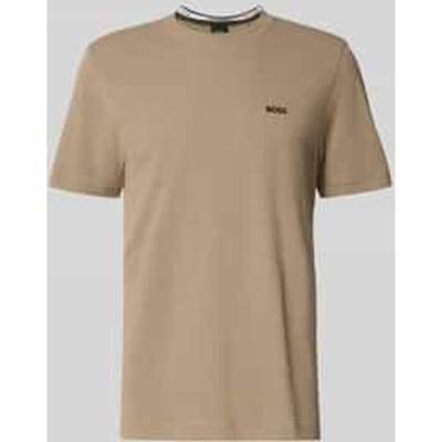 regular fit T-shirt van katoenpiqué model 'TS_PIQUE'
