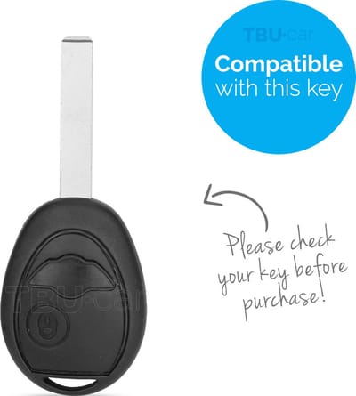 Autosleutel Hoesje geschikt voor Mini - SleutelCover - Silicone Autosleutel Cover - Sleutelhoesje Paars