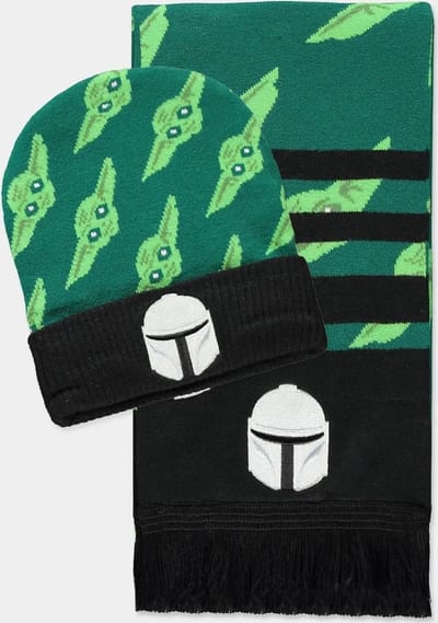 Disney Star Wars - The Mandalorian Giftset Muts & Sjaal Set - Groen