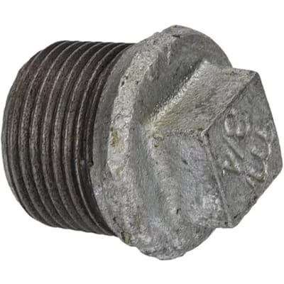 Sanivesk Galva Eindstop 3/4"m