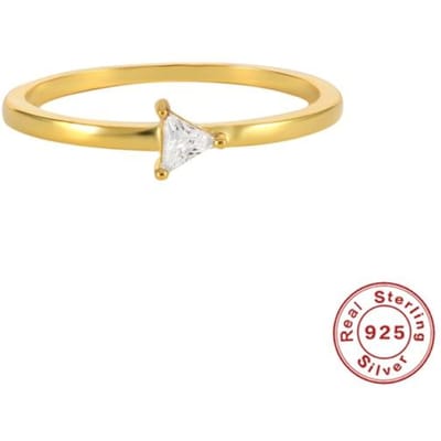 Alliances pour femmes en argent massif 925, simples, serties de zircones cubiques violettes, livraison directe 6 beige
