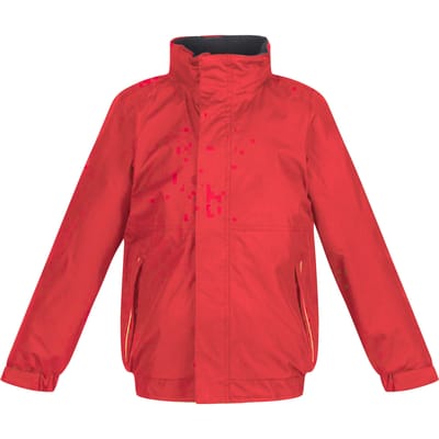 Regatta Kids Unisex Thermoguard Fleece Lined Dover Jacket (Winddicht & Waterdicht) (Klassiek rood/navy)