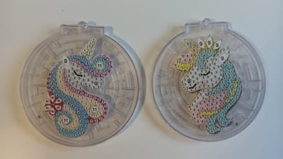 diamond painting - kerstboomversiering - sleutelhanger - doolhof/labyrinth maze game ( 2 stuks ) 311