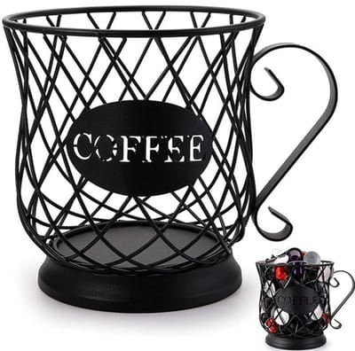 Allecto - Koffiecapsulehouder - Zwart - Compact en Stijlvol - 65