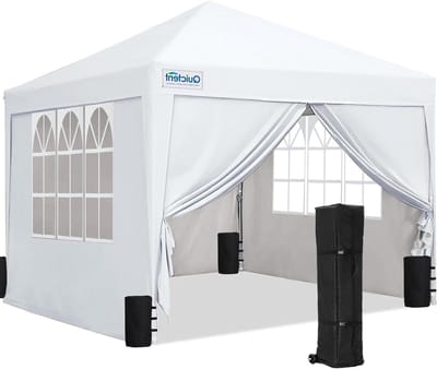 Vouw paviljoen - Feest tent - Buiten evenementen - Waterdicht UV beschermd - 3 x 3 meter - Wit