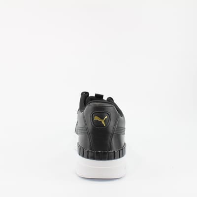 Puma Cali Sport Zwart Leer Vrouwentrainers 373871 02
