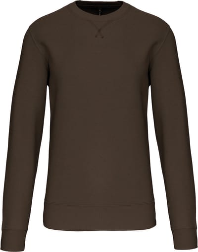 Kariban Sweater met ronde hals K442 - Dark Khaki - L