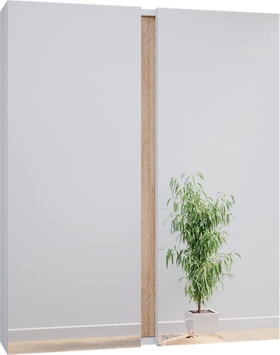 Vicco Gloria Badkamerspiegelkast – 70.4 x 84 cm met 2 deuren Wit