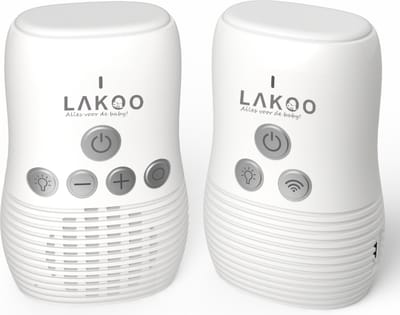 LAKOO Audi Babyfoon Hooggevoelige Microfoon - ECO Modus - DECT Technologie