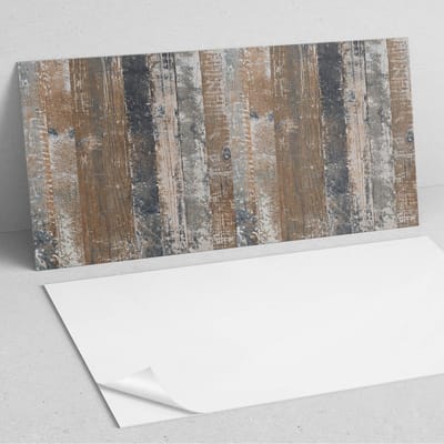 Coloray Wandpanelen Zelfklevend - Planken in natuurlijke stijl PVC Wandpaneel - 100 cm x 50 cm - Bruin Wandbekleding Zelfklevend - 1 stuk - Texturen Wandpanelen Zelfklevend - Wandpaneel Keuken - Wandpanelen Badkamer